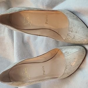 Grey Christian Louboutin Heels